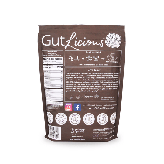 Chocolate Low FODMAP Meal Replacement Shake