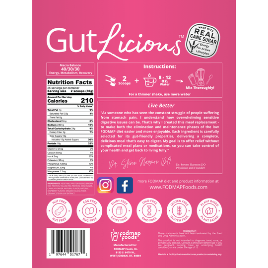 Raspberry Protein Meal Replacement