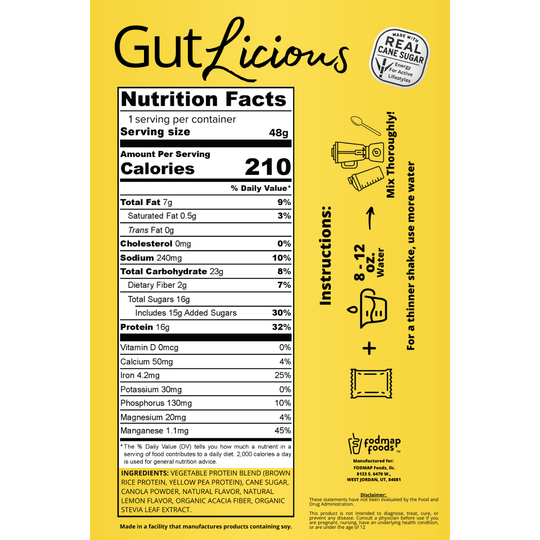 Lemon Protein Meal Replacement Sachet