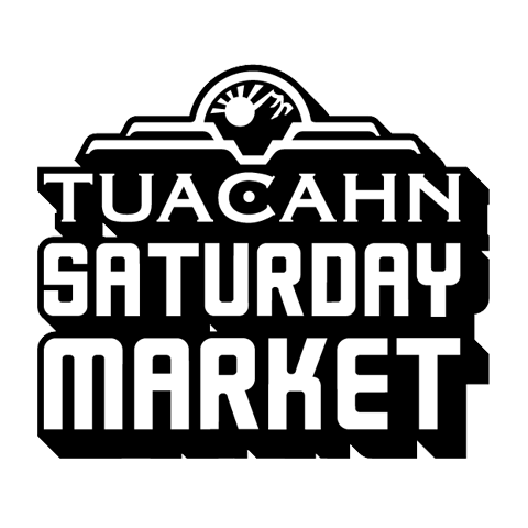 Tuachan Saturday Market Logo Black and White